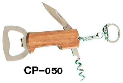 CP-050 พวงกุญแจใบมีดพร้อมที่เปิดขวด Bottle Opener Tool Keychain