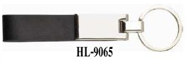 HL-9065 พวงกุญแจหนังผสมโลหะ