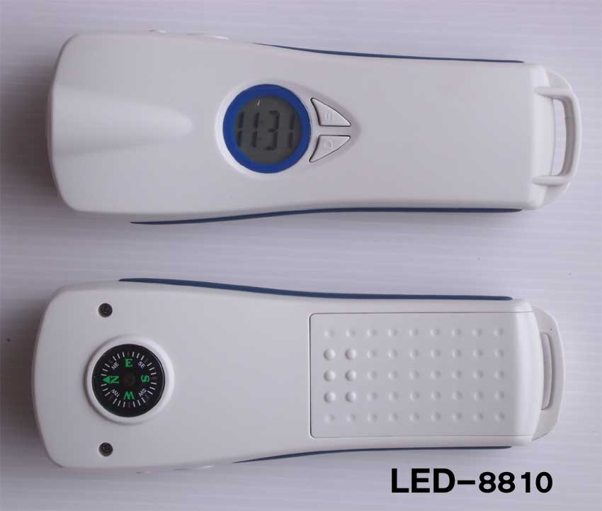 LED Torch LED8810 ไฟฉายนาฬิกาเข็มทิศ