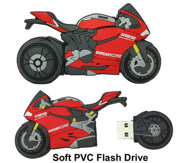 Soft PVC Flash Drive ( Motorcycle)
