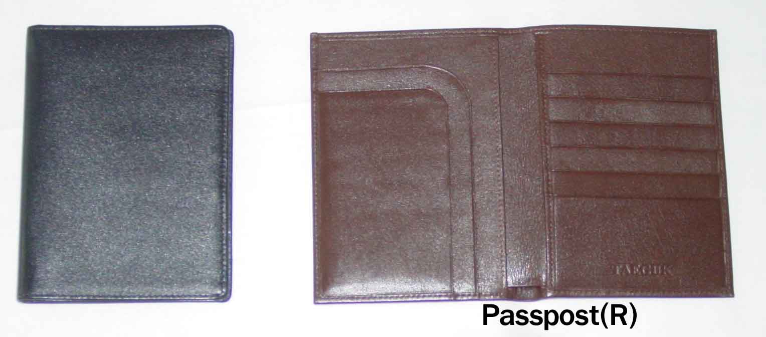 Passport(R) กระเป๋า passport หนังแท้