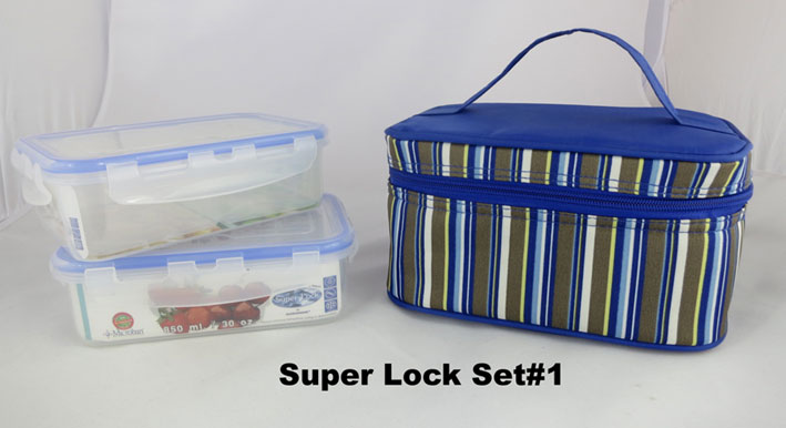 ชุดกล่องถนอมอาหาร Super Lock Set#1