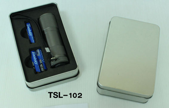 Torch with Metal Box TSL-102 ชุดไฟฉายกล่องTIN BOX
