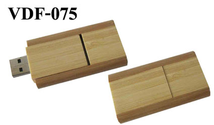 แฟลตไดร์ทไม้VDF-075(Wooden Flash Drive)