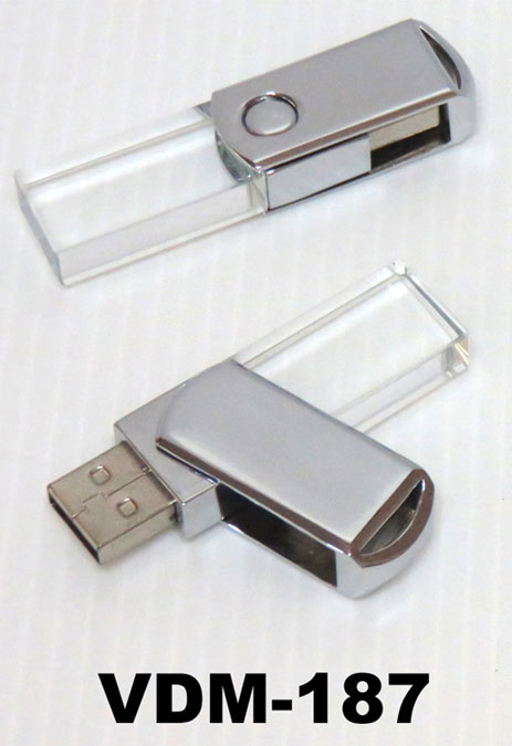 VDM-187 Crystal Flash Drive 