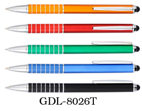 ปากกาจิ่มมือถือ GDL-8026Tปากกาพลาสติก(Plastic  Ball Pen) 