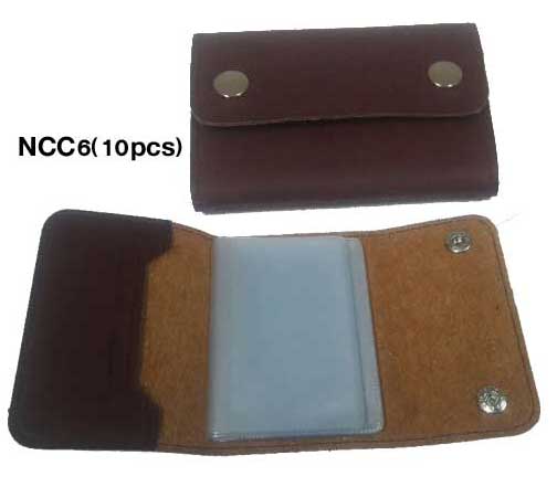 NCC6(10pcs) กระเป๋าหนังใส่นามบัตร 10 ใบ