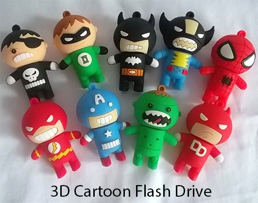 3D Cartoon Flash Drive (แฟลทไดร์ การ์ตูน)